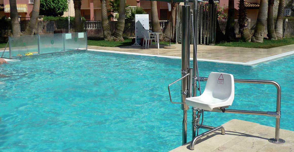 grua para piscina
